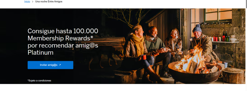 American Express y programa entre amigos: consigue hasta 300.000 puntos membership rewards
