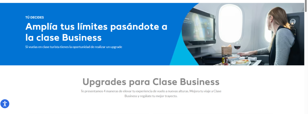 Air Europa subasta business class 