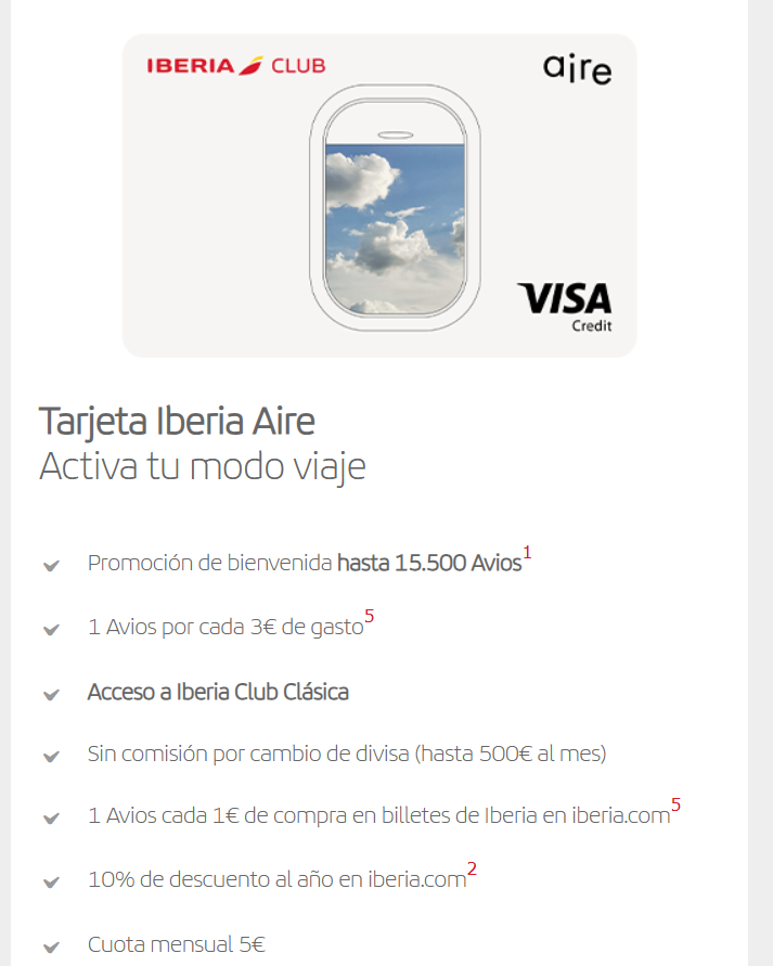 iberia icon aire avios vuelos