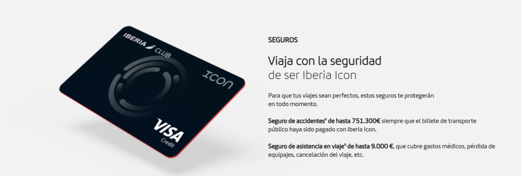 Seguros de viaje con Iberia Icon