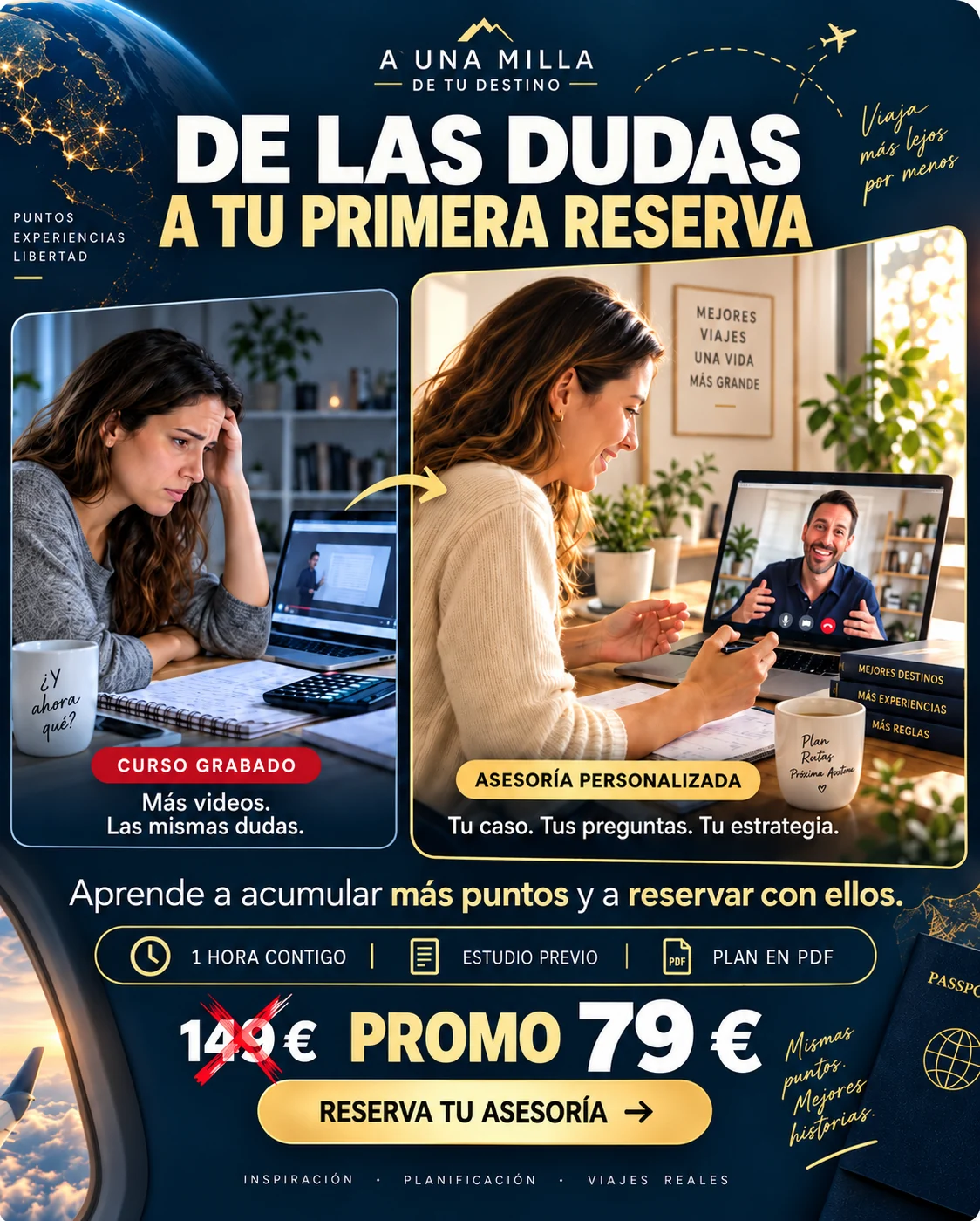 Asesoría personalizada de una hora con estudio previo y estrategia en PDF